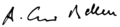Signature de Alexander Van der Bellen
