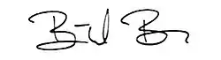 Signature de Bärbel Bas