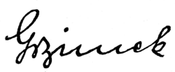 signature de Bernhard Grzimek