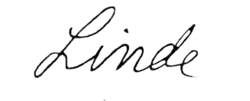 signature de Carl von Linde