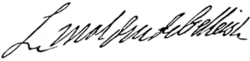 Signature de Charles-Louis-Auguste Fouquet