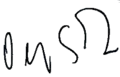 Signature de