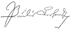 signature de Paul Gerhardt