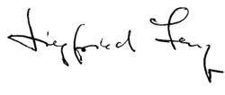signature de Siegfried Lenz