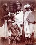 Un groupe à Ceylan, septembre 1875.