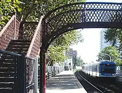 Station ferroviaire sur le réseau Retiro-Tigre.