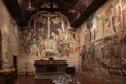 Fresques de l'oratoire Saint-Jean-Baptiste par Lorenzo et Jacopo Salimbeni, Urbino.
