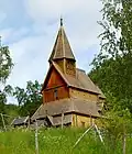 Stavkirke d'Urnes depuis le côté sud-ouest.