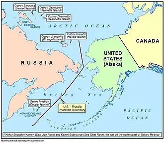 Image illustrative de l’article Frontière entre les États-Unis et la Russie