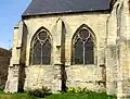 Chapelle sud, chevet.