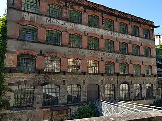 Photographie de l'usine du May située juste au-dessus de l'usine du Creux de l'enfer.