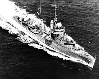 illustration de USS Downes (DD-375)