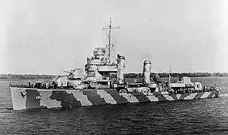 illustration de USS Hobson (DD-464)