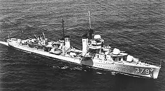 illustration de USS Preston (DD-379)
