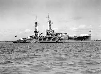 illustration de USS Oklahoma (BB-37)
