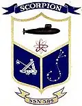 Badge de l'USS Scorpion.