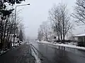 La rue Utinkatua au centre commercial de Tornionmäki.