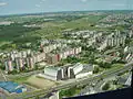 Vue de Vilnius depuis la tour.