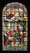 Vitrail par Louis Gesta (1866-1938).