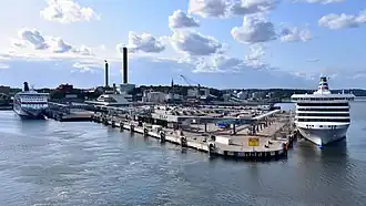 Le port de Värta.