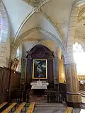 Bas-côté nord, 5e&nbsp;travée, chapelle Ste-Geneviève.