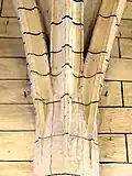 Retombée des voûtes.