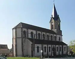 L'église, côté nord.