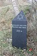 Mémorial sur le lieu du massacre
