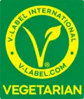 V-Label version végétarienne depuis 2023.