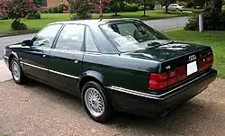 Audi V8, version américaine (vue arrière)