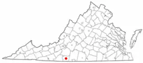 Localisation de Martinsville