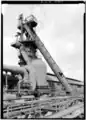 Pot à poussières devant le Haut fourneau 1 des Sloss Furnaces&nbsp;(en)
