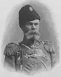 Vladimir Gorbatovski&nbsp;(en), futur général des armées blanches, mort en Estonie en 1919.