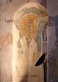 Près de Novgorod : église de  Nereditsa, les fresques