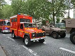 VPC (pour véhicule poste de commandement) Land Rover.