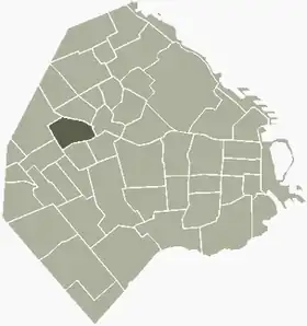 Localisation de Villa del Parque