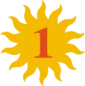 Logo de VRT-TV1 du 1er septembre 1997 au 20 janvier 2005.