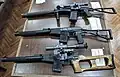 Le SR-3M (en haut), l'AS Val (au milieu) et le VSS Vintorez (en bas)