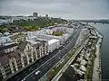 Vue du quai pendant les travaux (2017).