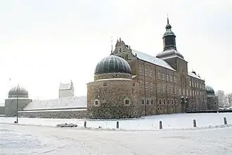 Le château en hiver.