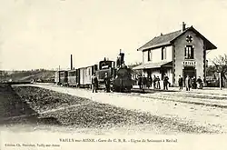 La gare vers 1910.
