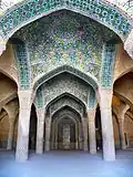 Plafond de la porte du Shabestan.