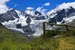 Vue sur la partie supérieure de la vallée
