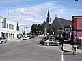 L'est du centre-ville, au croisement de la rue de l'Ukraine et de la 3e&nbsp;avenue.