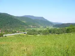Vue sur la vallée de la Lièpvrette.