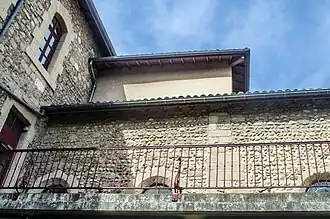 Haut du mur sud
