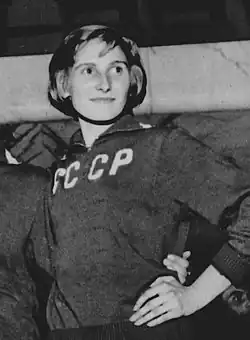 Valentina Prudskova aux Jeux olympiques d'été de 1960.