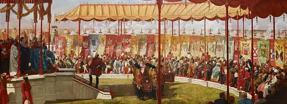 The Imperial Assemblage held at Delhi, 1 January 1877, 1880, Royal Collection.