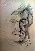 Le portrait de Valeriu Pantazi fait par Ion Pantilie