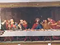 Peinture au pied de l'autel